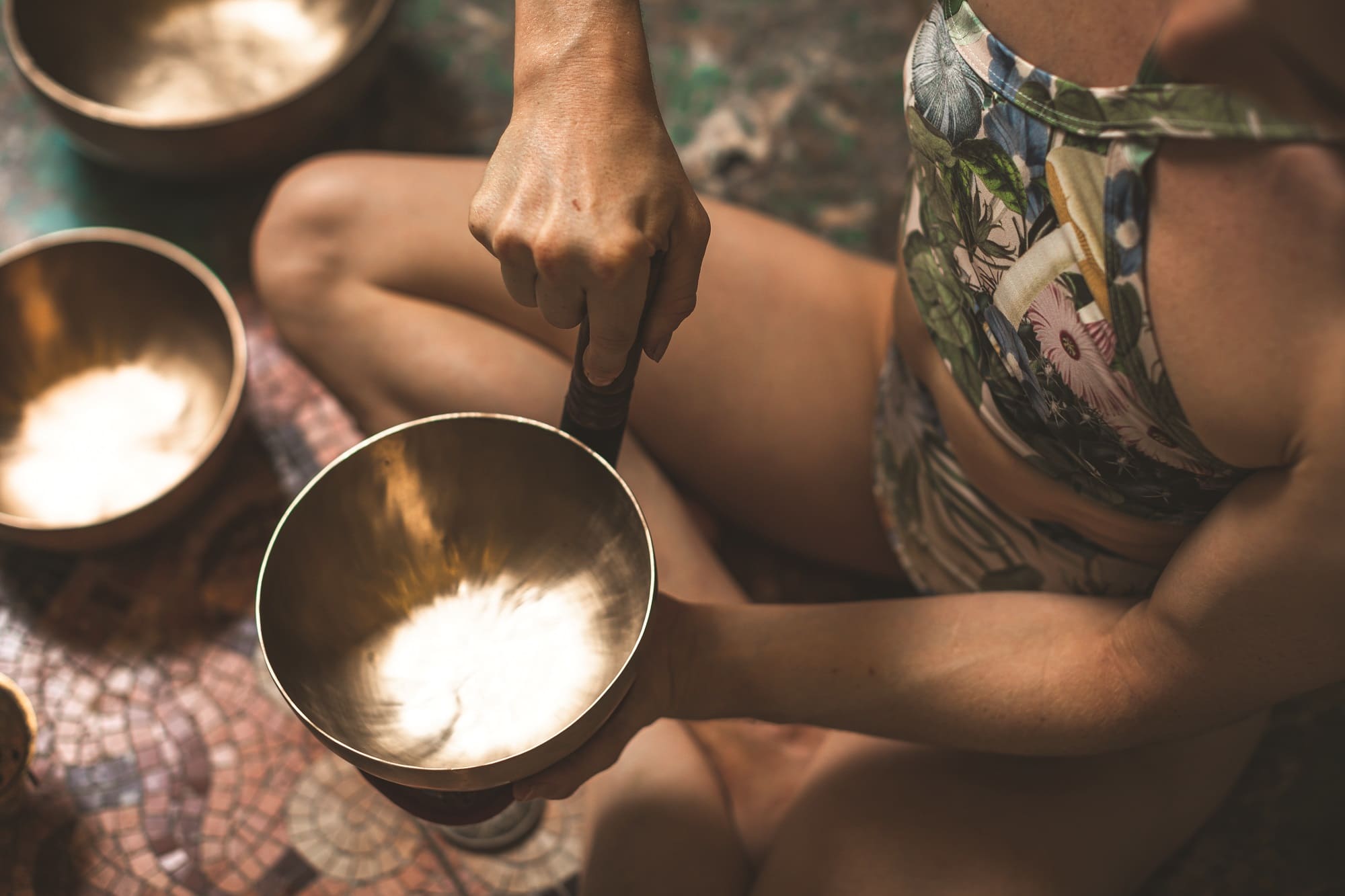 Sound Bowl Healing at Tierra Santa