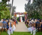 Guest watch as couple gets married