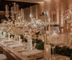 Close up of table arrangements